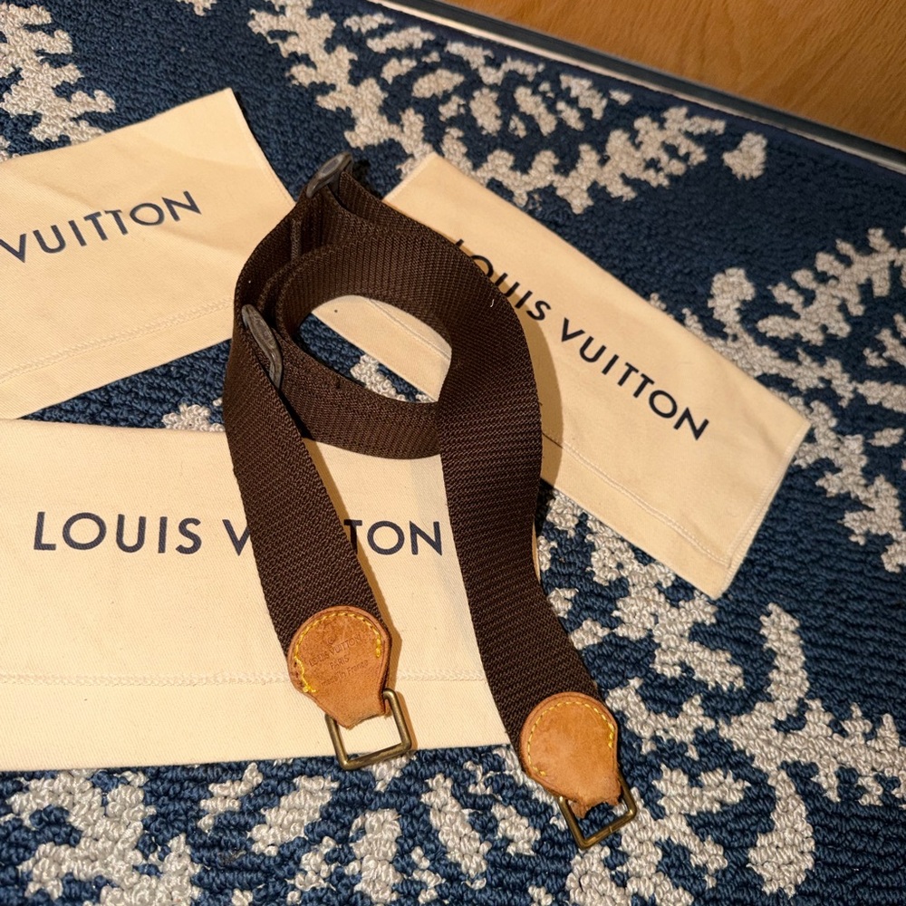 Louis Vuitton nylon crossbody strap